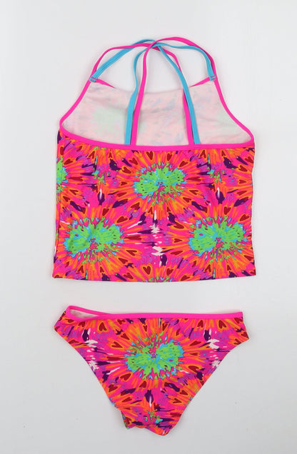 Dunnes Womens Multicoloured Tie Dye Polyamide Tankini