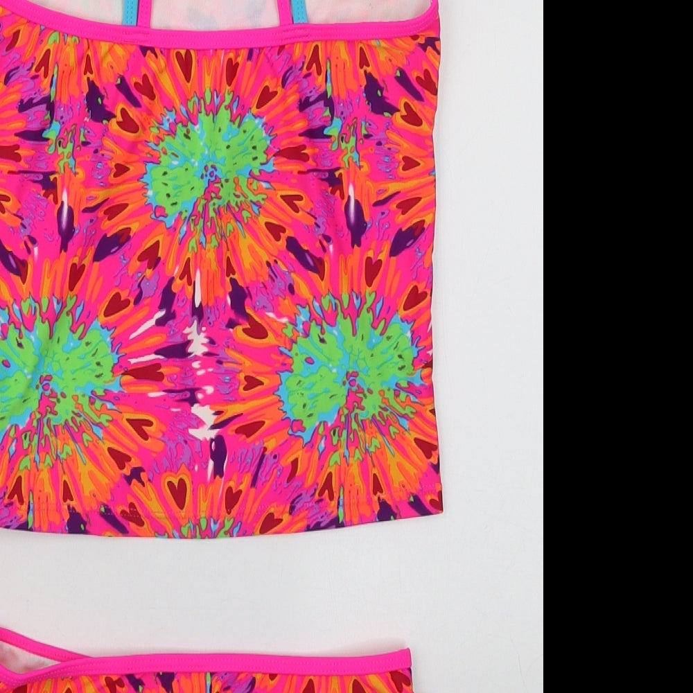 Dunnes Womens Multicoloured Tie Dye Polyamide Tankini