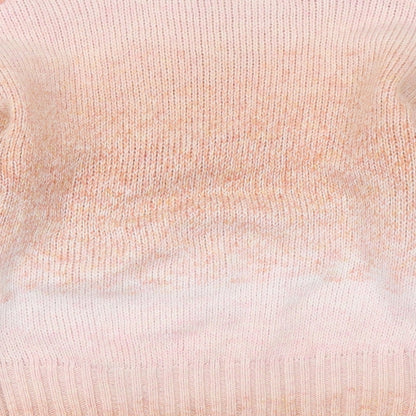 Primark Womens Pink Mock Neck Polyester Pullover Jumper Size 2XS