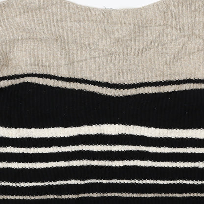 Womens UK Size M Papaya Black Pullover Jumper