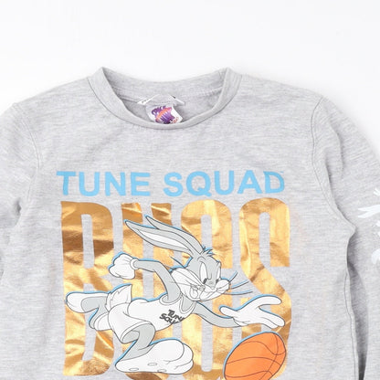 Space Jam Girls Multicoloured Polyester Pullover Sweatshirt Size 6-7 Years Pullover - Space Jam: A New Legacy