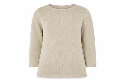 Womens UK Size 16 BHS Beige Pullover Jumper