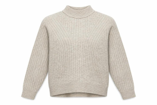 Womens UK Size S New Look Beige Pullover Jumper