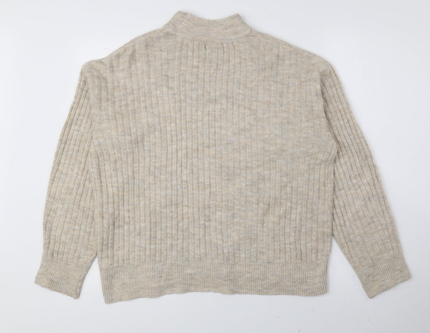 Womens UK Size S New Look Beige Pullover Jumper