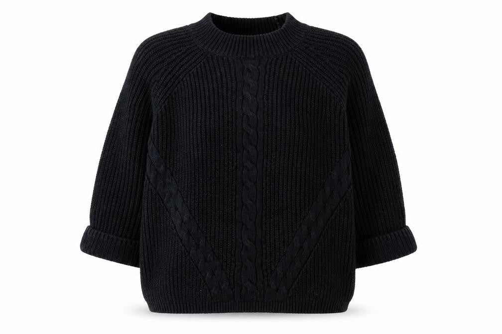 Womens UK Size 12 George Black Pullover Jumper