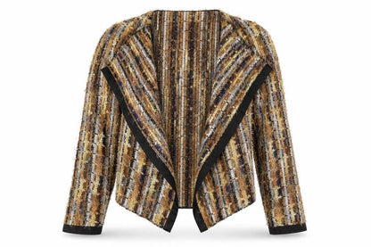 Aria Womens Multicoloured V-Neck Polyamide Cardigan Jumper Size 16