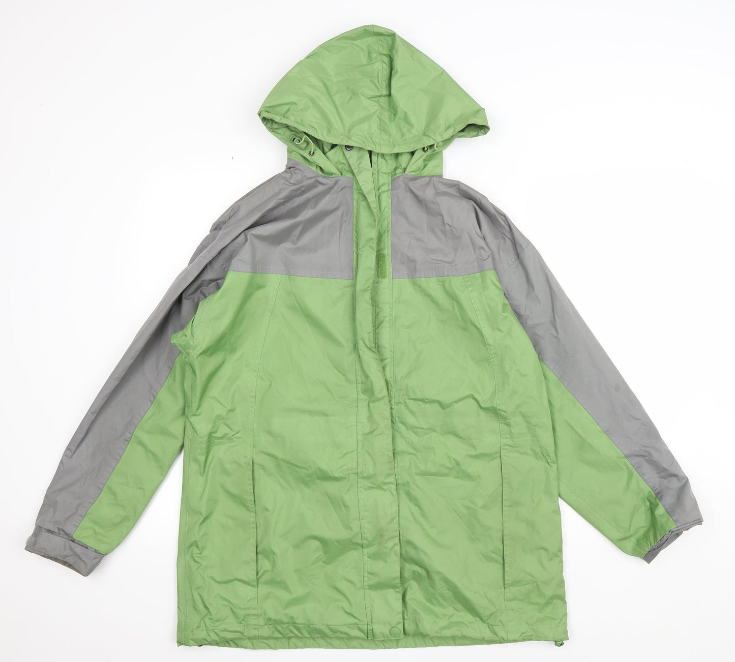 Womens UK Size 14 Being Casual Green Anorak Coat