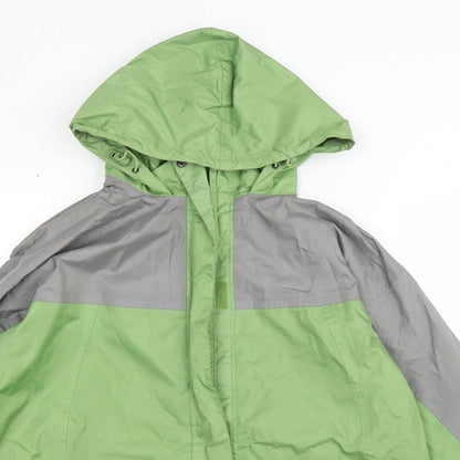 Womens UK Size 14 Being Casual Green Anorak Coat