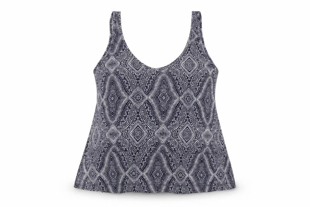 Womens UK Size L H&M Blue Basic Tank