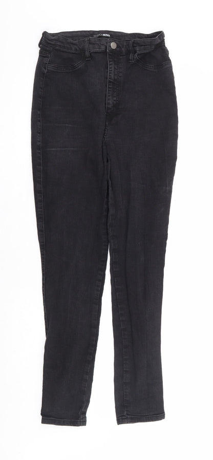 Fashion Nova Womens Black Cotton Skinny Jeans Size 28 in L30 in Regular Zip