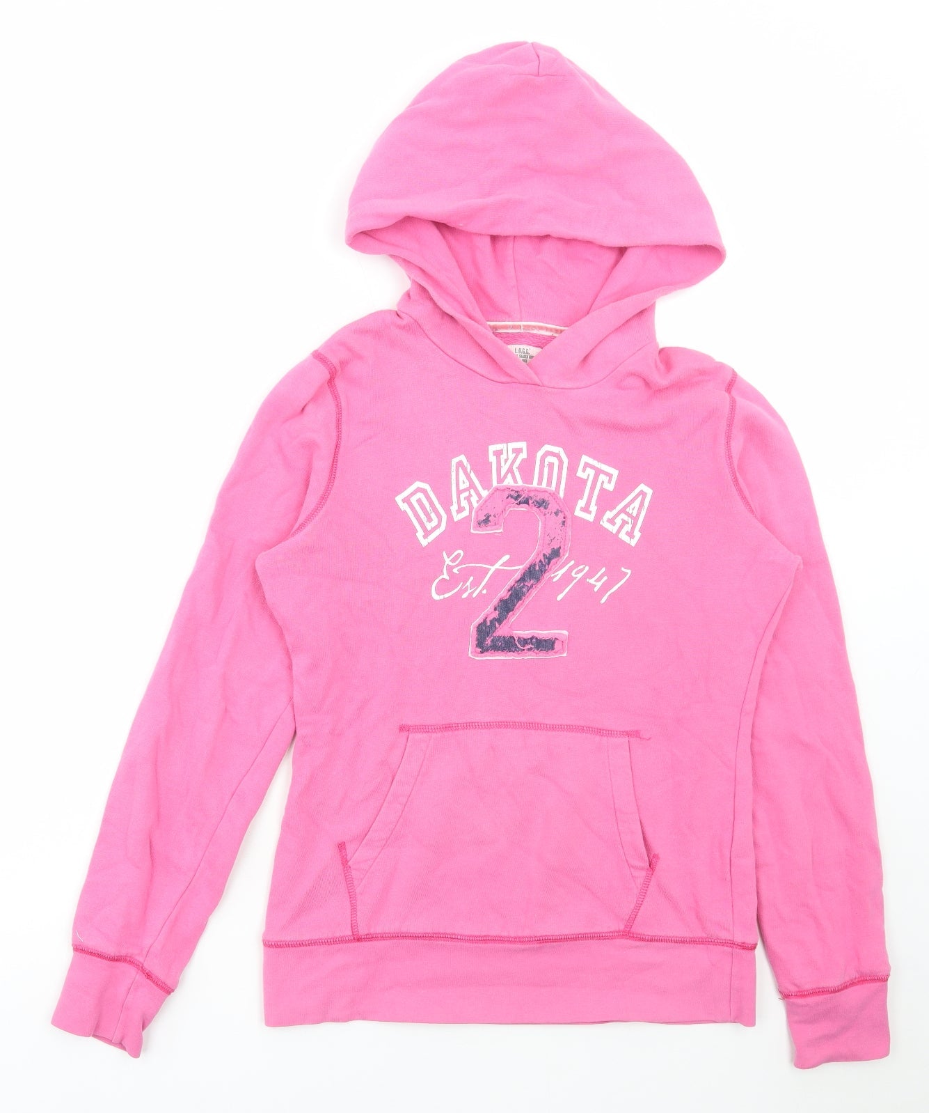H&M Womens Pink Cotton Pullover Hoodie Size M Pullover - Dakota