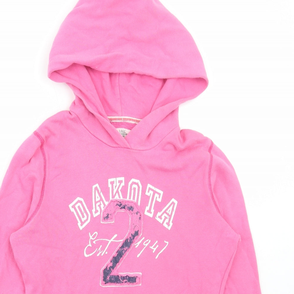H&M Womens Pink Cotton Pullover Hoodie Size M Pullover - Dakota