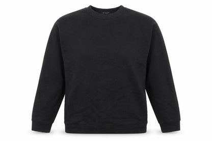 Zara Womens Black Cotton Pullover Sweatshirt Size M Pullover