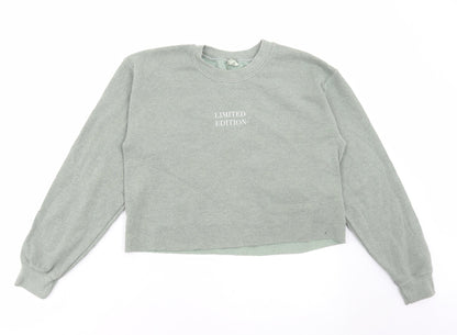 Gildan Womens Green Cotton Pullover Sweatshirt Size S Pullover - Limited edition