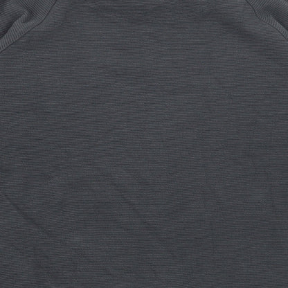 Next Boys Blue Cotton Pullover Sweatshirt Size 10 Years Pullover - Ribbed