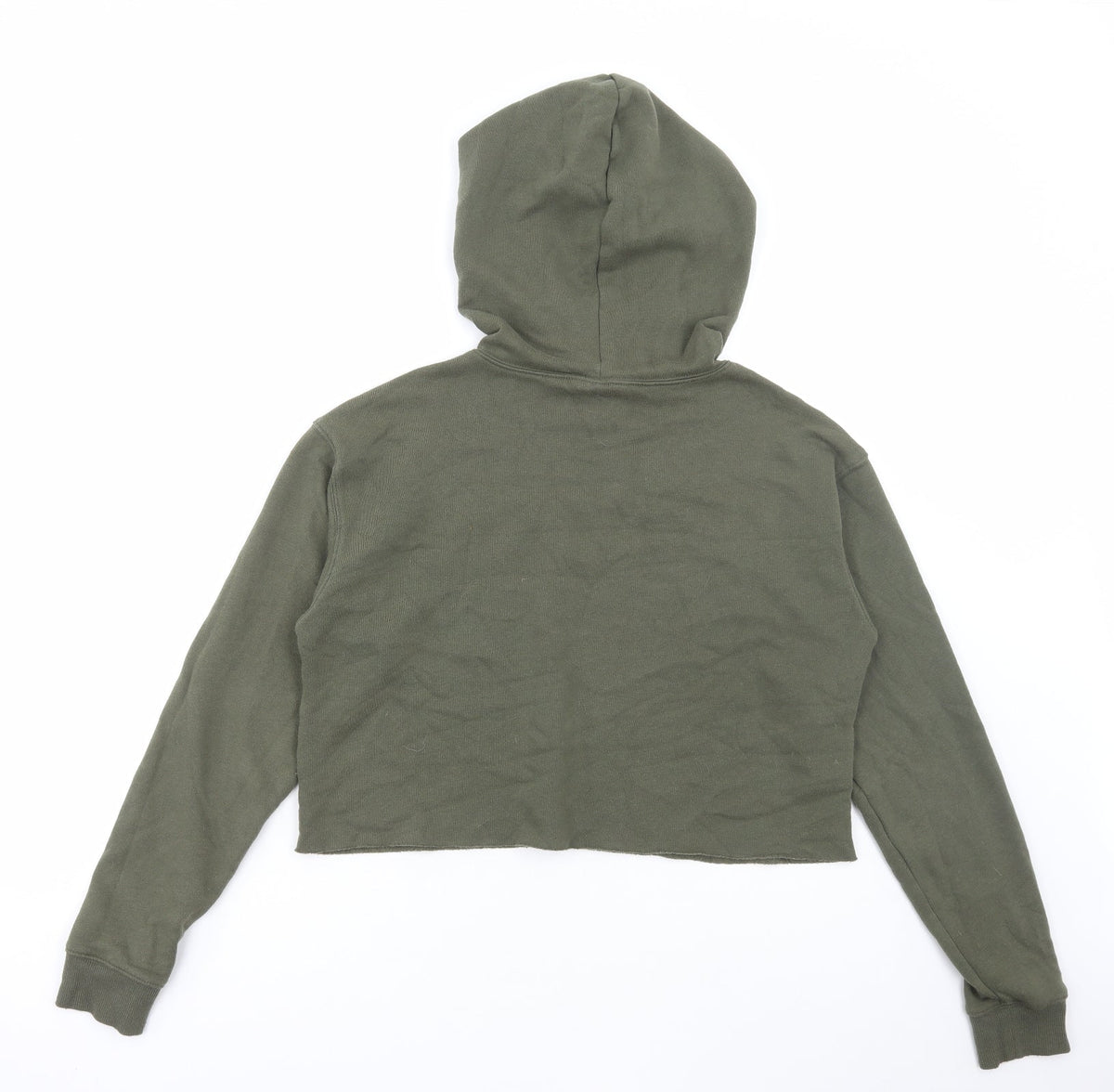 Wild Fable Womens Green Polyester Pullover Hoodie Size S Pullover - Cropped