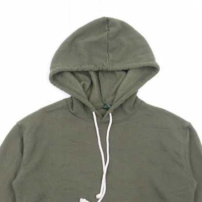 Wild Fable Womens Green Polyester Pullover Hoodie Size S Pullover - Cropped