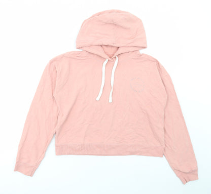 Womens UK Size 12 Jack Wills Pink Pullover Hoodie