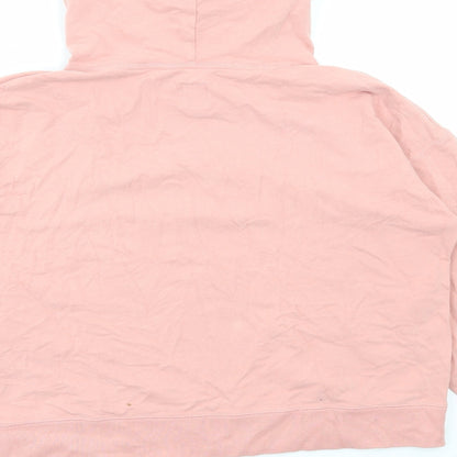 Womens UK Size 12 Jack Wills Pink Pullover Hoodie