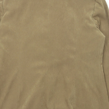 Etam Womens Green Jacket Blazer Size 14 Button