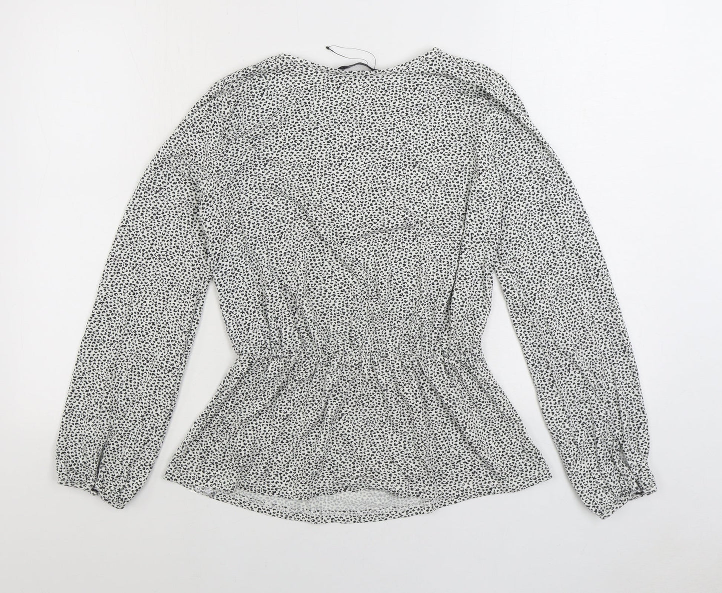 Womens UK Size 6 Marks and Spencer Black Basic Blouse