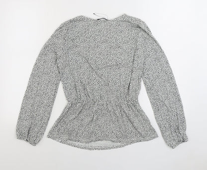 Womens UK Size 6 Marks and Spencer Black Basic Blouse
