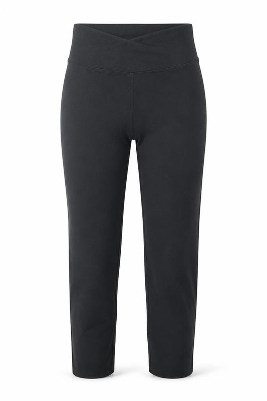 Womens UK Size 8 Marks and Spencer Regular Fit Cropped Black Leggings