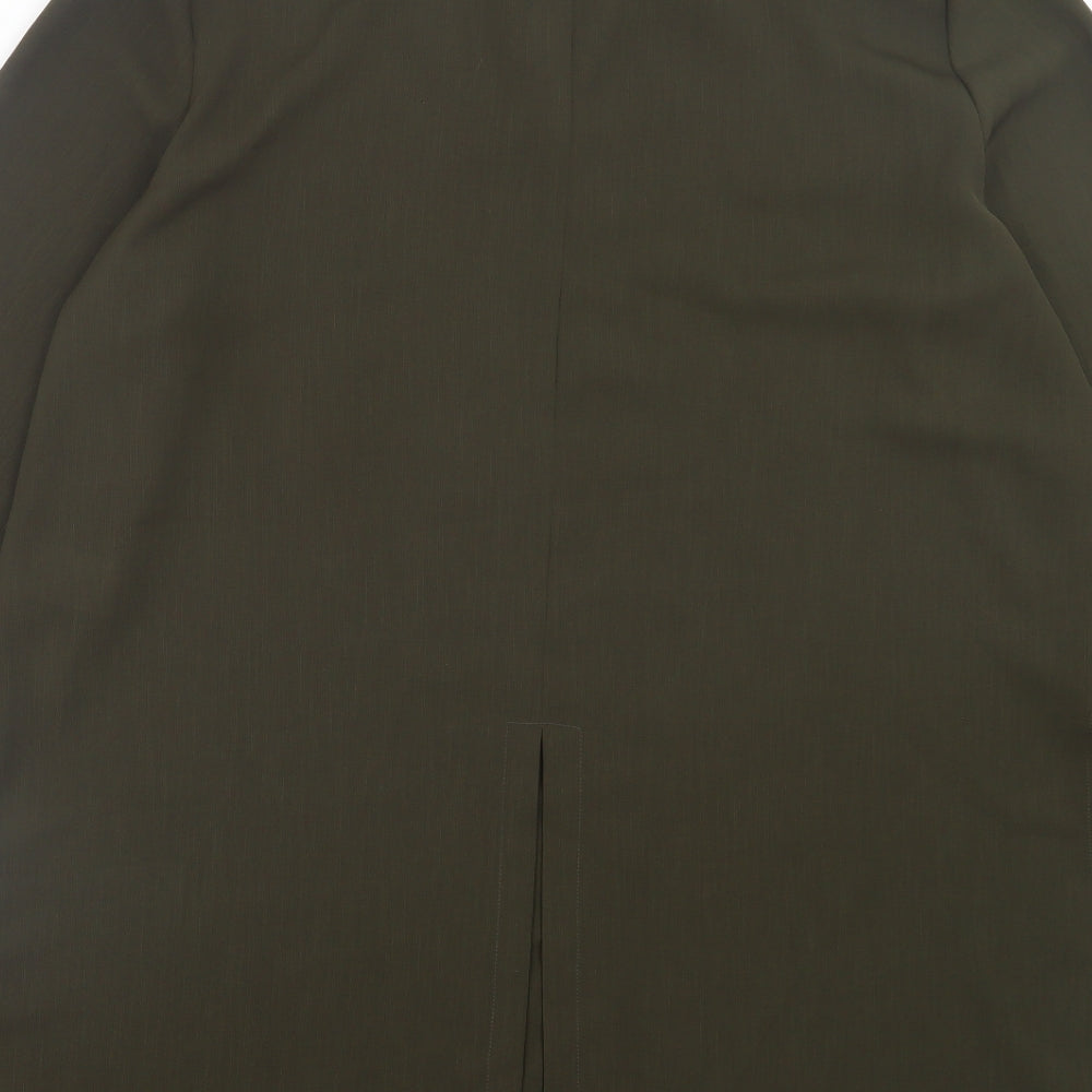 ELVI Womens Green Jacket Size 16 Button