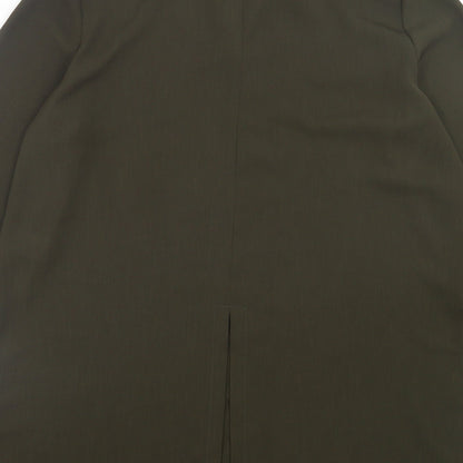 ELVI Womens Green Jacket Size 16 Button