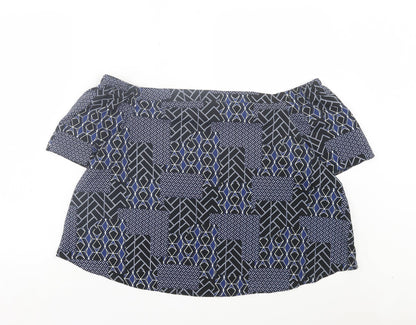 Womens UK Size 18 New Look Blue Basic Blouse