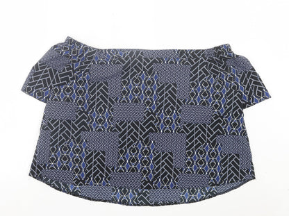 Womens UK Size 18 New Look Blue Basic Blouse