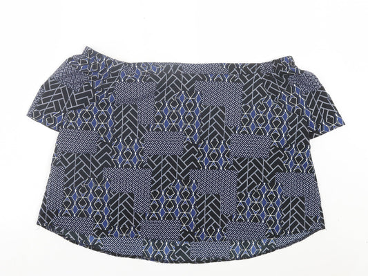 Womens UK Size 18 New Look Blue Basic Blouse