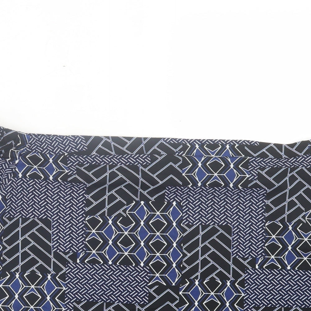 Womens UK Size 18 New Look Blue Basic Blouse