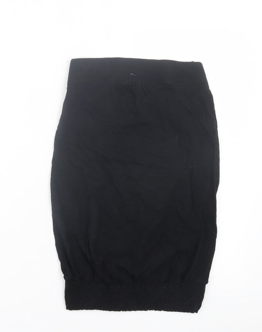 Womens UK Size 10 NEXT Black Basic Blouse