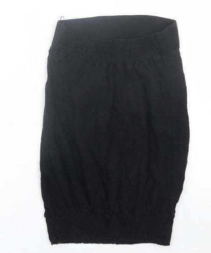 Womens UK Size 10 NEXT Black Basic Blouse
