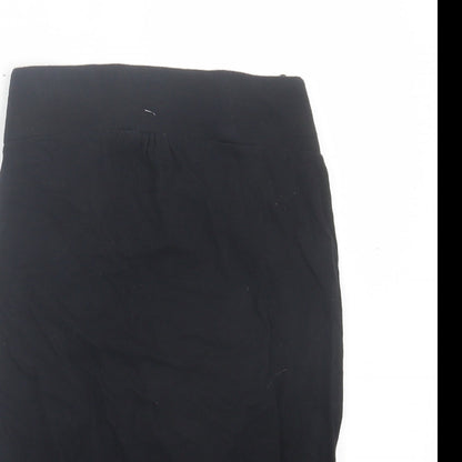 Womens UK Size 10 NEXT Black Basic Blouse