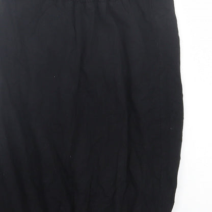 Womens UK Size 10 NEXT Black Basic Blouse