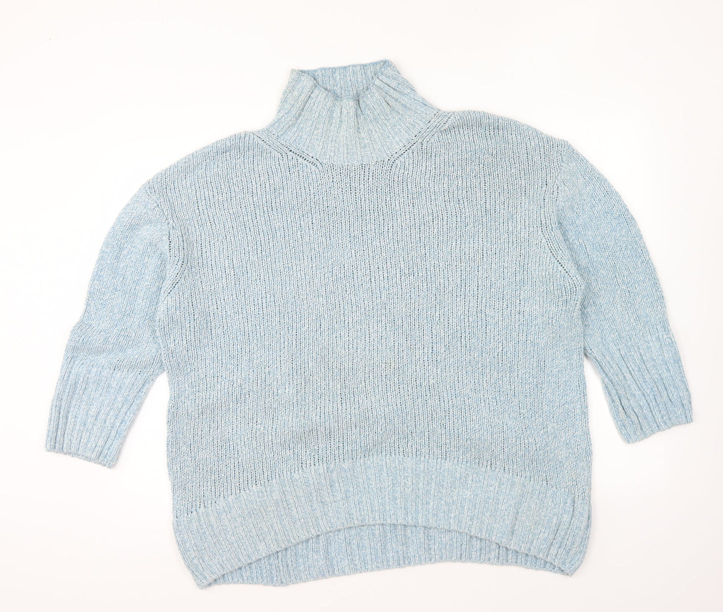 Womens UK Size M Marks and Spencer Blue Pullover Jumper