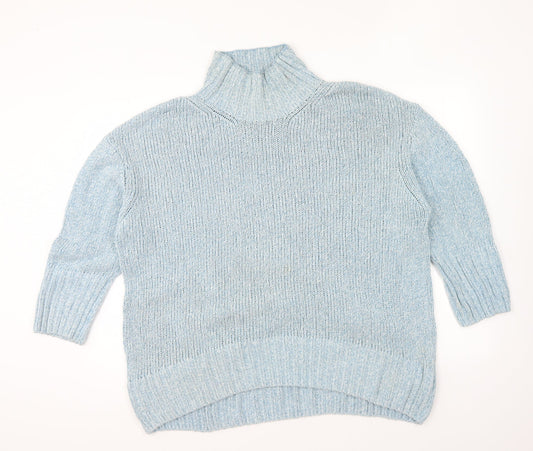 Womens UK Size M Marks and Spencer Blue Pullover Jumper