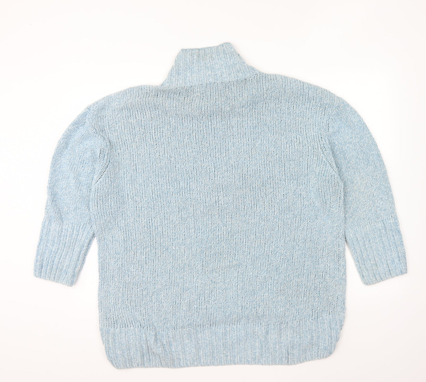 Womens UK Size M Marks and Spencer Blue Pullover Jumper