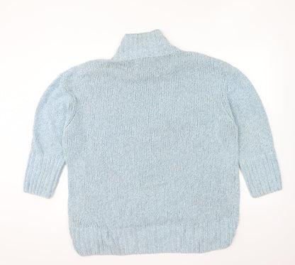 Womens UK Size M Marks and Spencer Blue Pullover Jumper