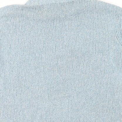 Womens UK Size M Marks and Spencer Blue Pullover Jumper