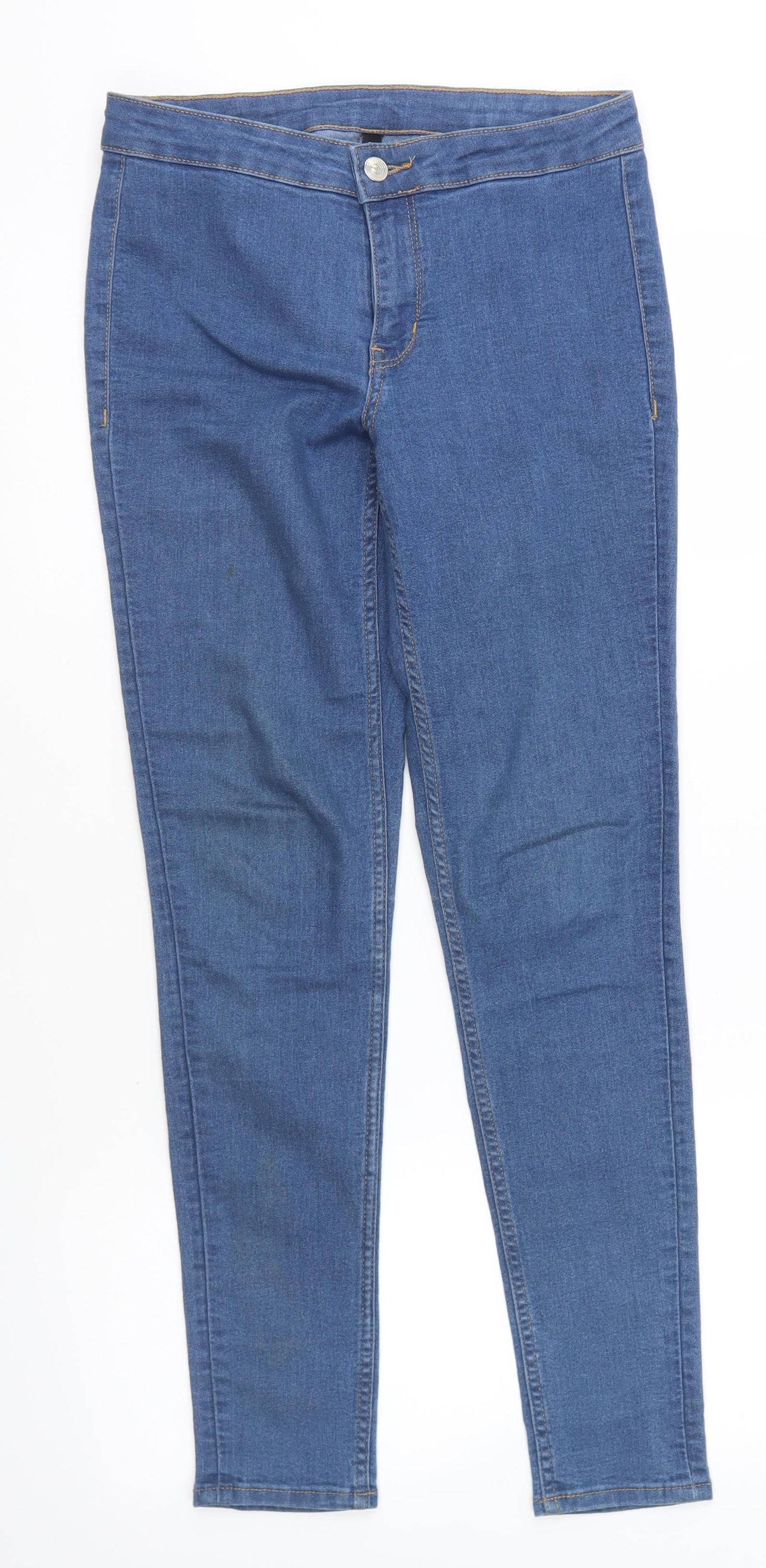 Womens UK Size 6 Divided Regular Fit Skinny Blue Jeans