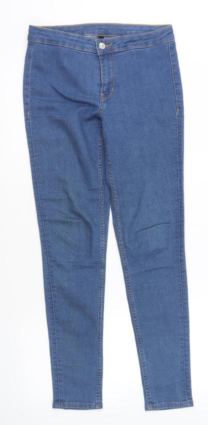 Womens UK Size 6 Divided Regular Fit Skinny Blue Jeans