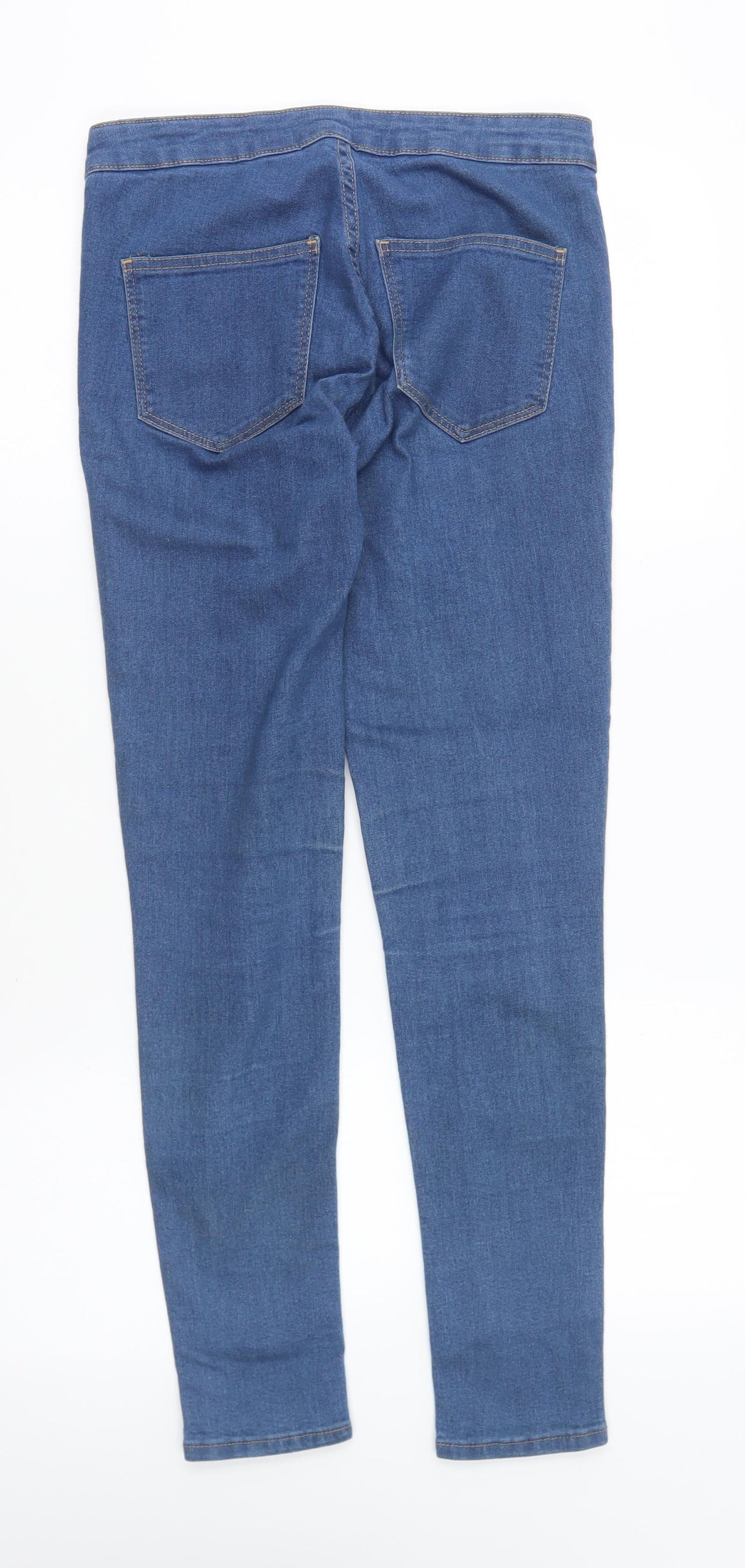 Womens UK Size 6 Divided Regular Fit Skinny Blue Jeans