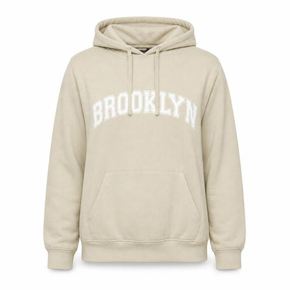 Peacock Ways Womens Beige Polyester Pullover Hoodie Size S Pullover - Brooklyn