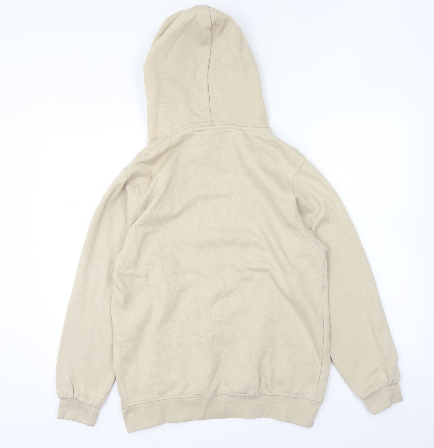 Peacock Ways Womens Beige Polyester Pullover Hoodie Size S Pullover - Brooklyn