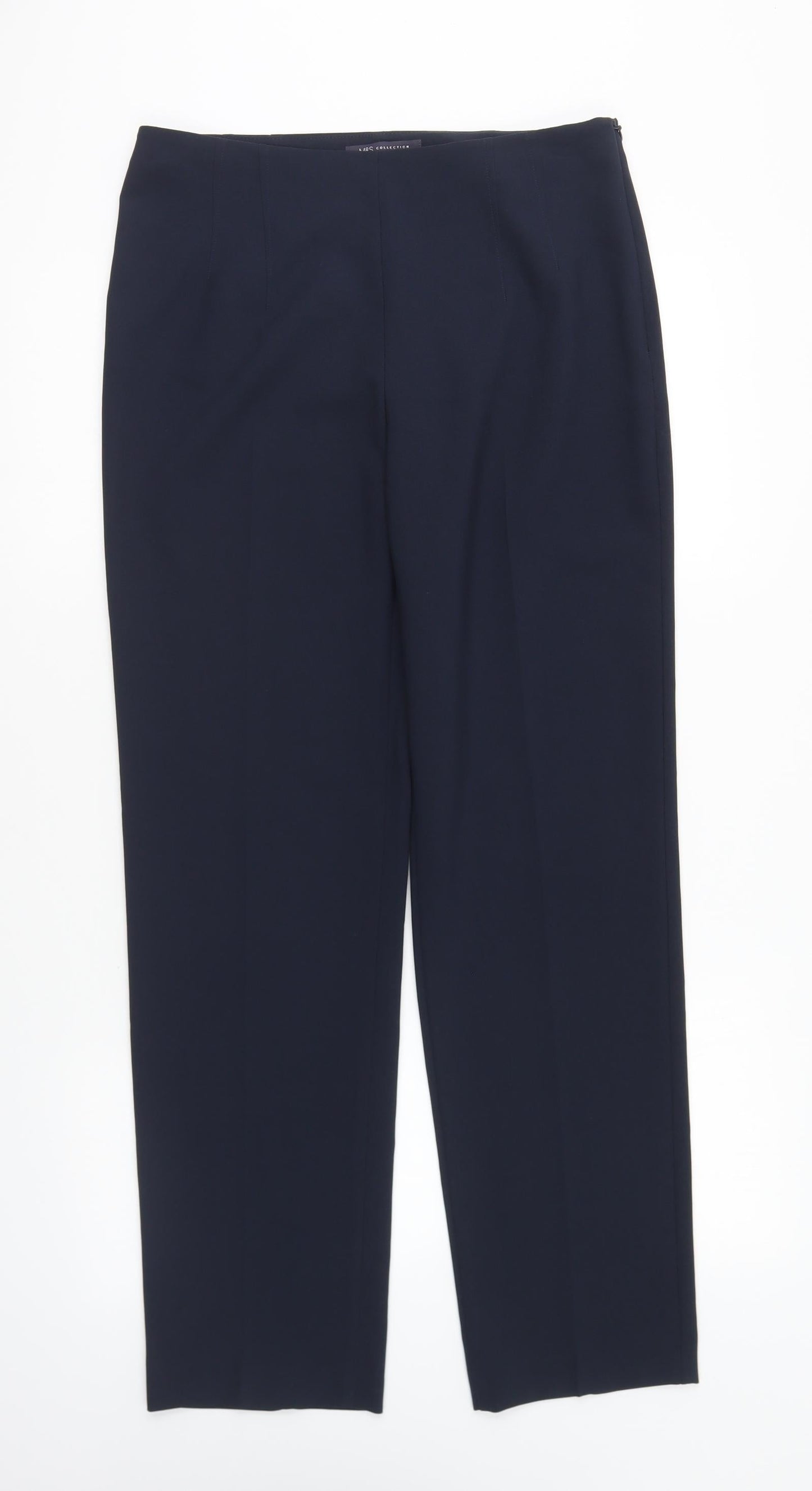 Womens UK Size 10 Marks and Spencer Regular Fit  Blue Trousers
