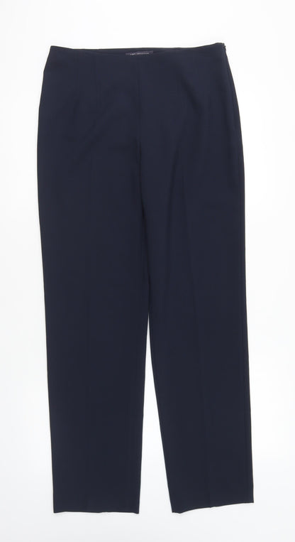 Womens UK Size 10 Marks and Spencer Regular Fit  Blue Trousers