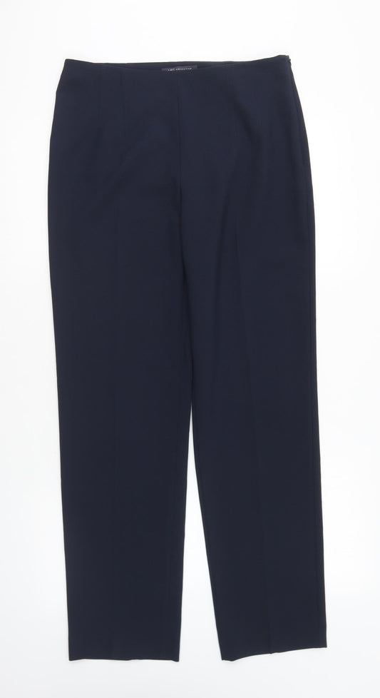 Womens UK Size 10 Marks and Spencer Regular Fit  Blue Trousers